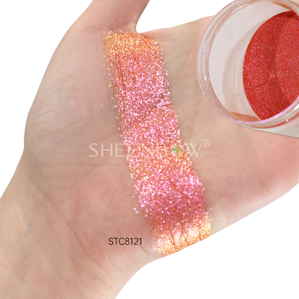 camaleónCambiodecolorGlitter（sombras·Maquillaje）
