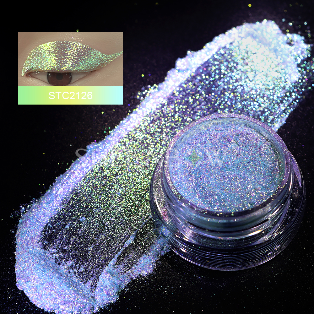 MulticromoholográficoCambiodecolor（sombras·Uñas） — Multicromo、holográfico、Cambio de color、Glitter 颜料