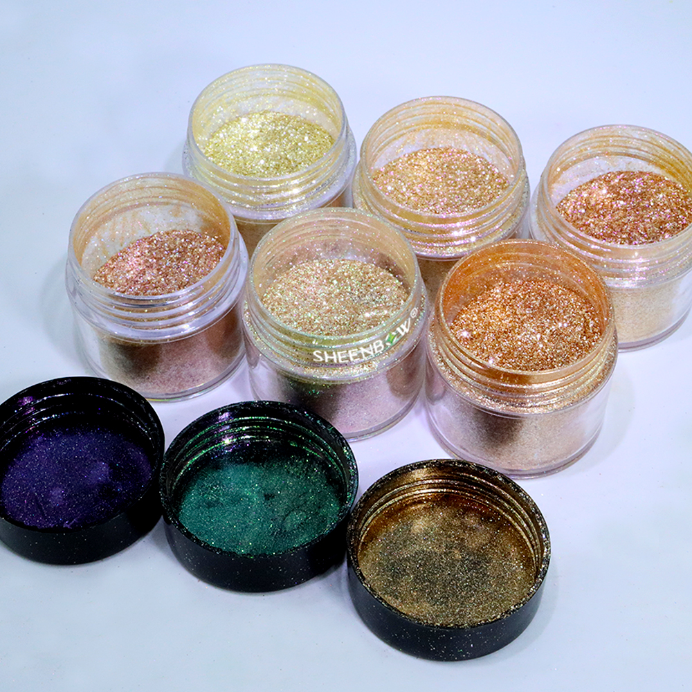 holográficoDuocromoMetálico（sombras·Maquillaje）