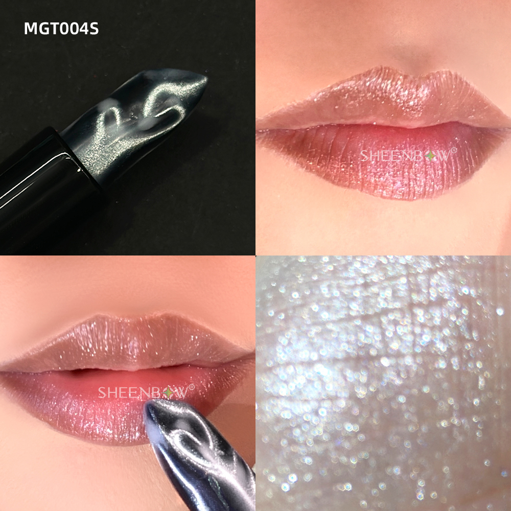 camaleónMagnético3DojodegatoGlitter（sombras·Labial）