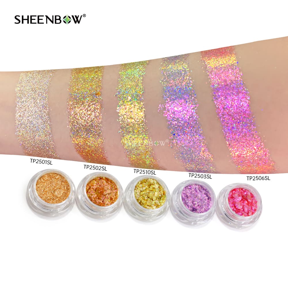 Iridiscente Glitter (Uñas & Maquillaje)