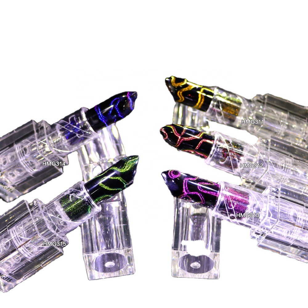 MulticromocamaleónMagnético3Dojodegato（sombras·Labial）