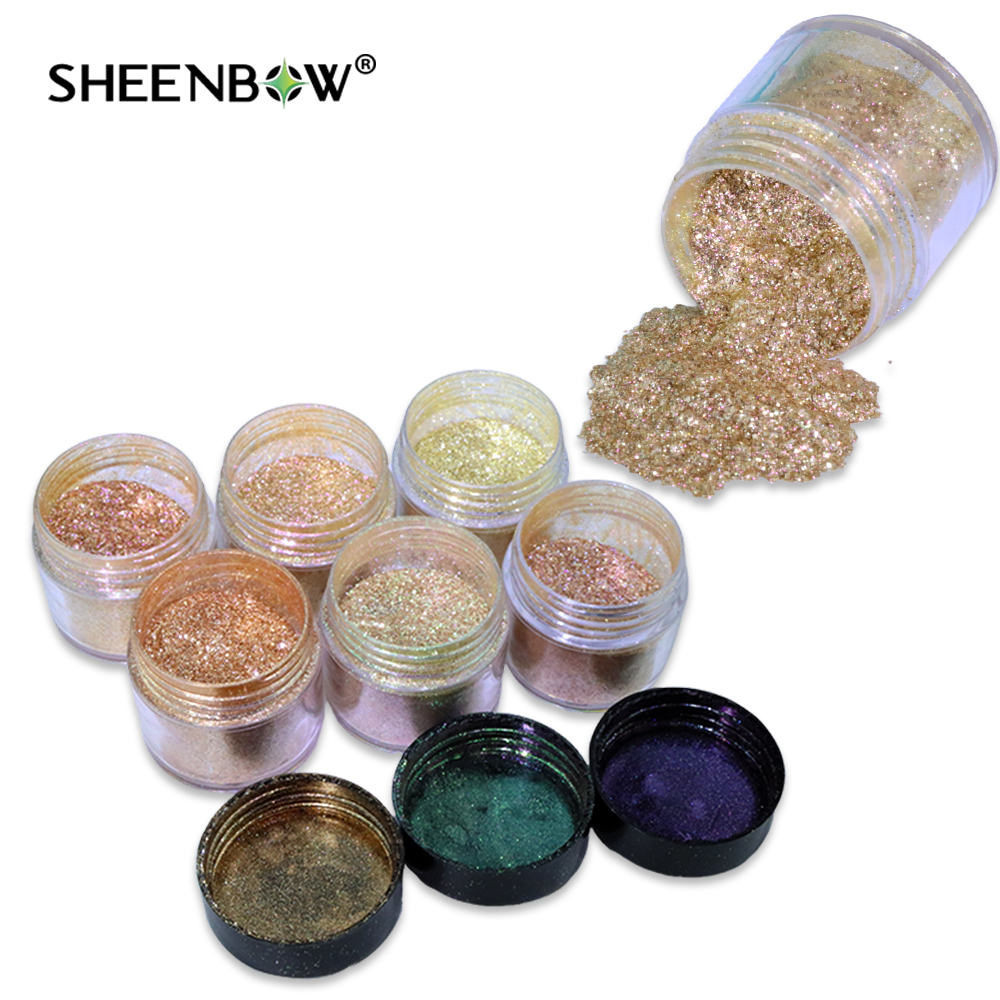 holográficoCambiodecolorMetálico（sombras·Maquillaje）