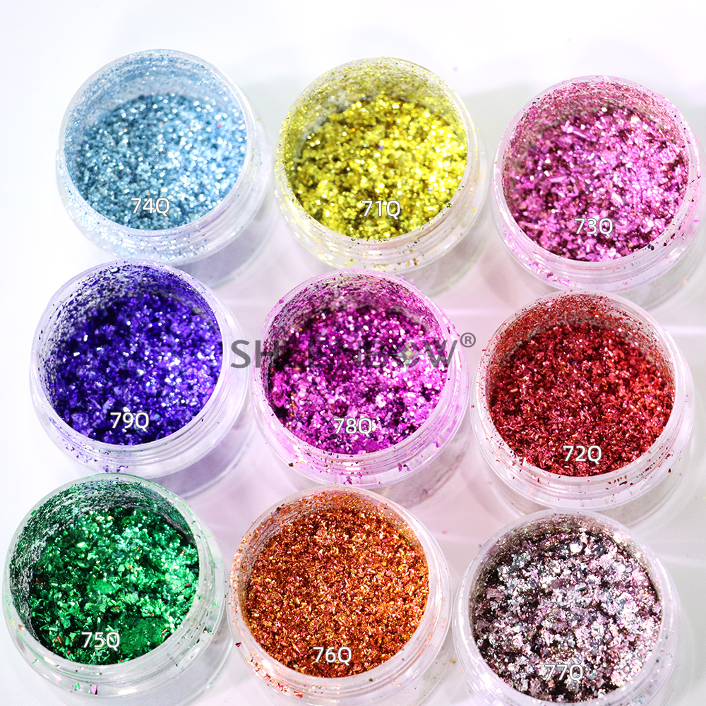 camaleónHipershiftCambiodecolorGlitter（sombras·Maquillaje）